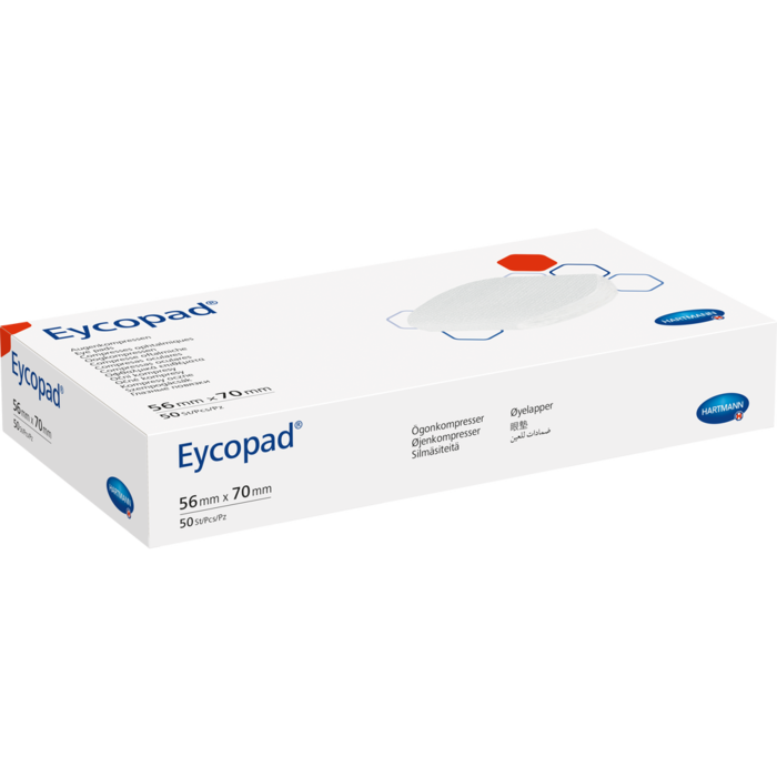 EYCOPAD Augenkompressen 56x70 mm unsteril