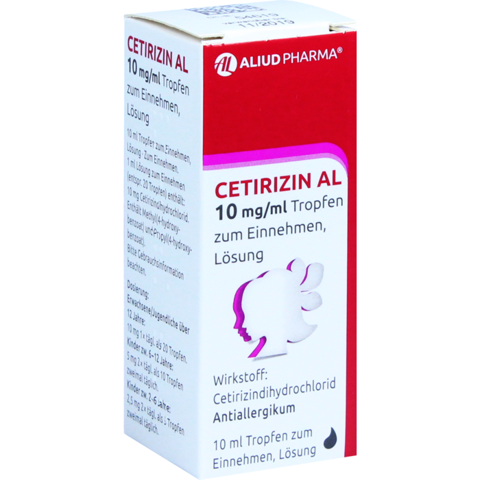 CETIRIZIN AL 10 mg/ml Tropfen zum Einnehmen