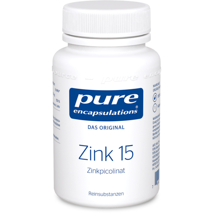 PURE ENCAPSULATIONS Zink 15 Zinkpicolinat Kapseln