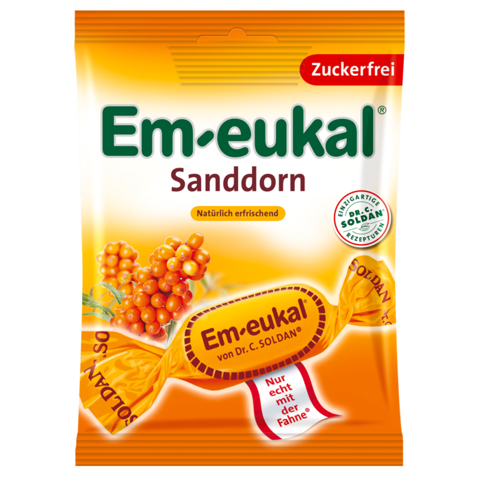 EM-EUKAL Bonbons Sanddorn zuckerfrei