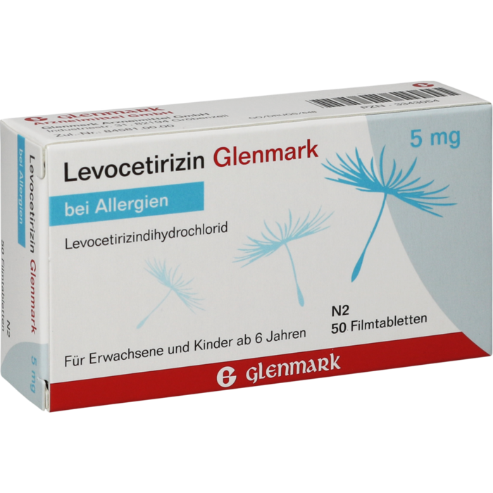 LEVOCETIRIZIN Glenmark 5 mg Filmtabletten