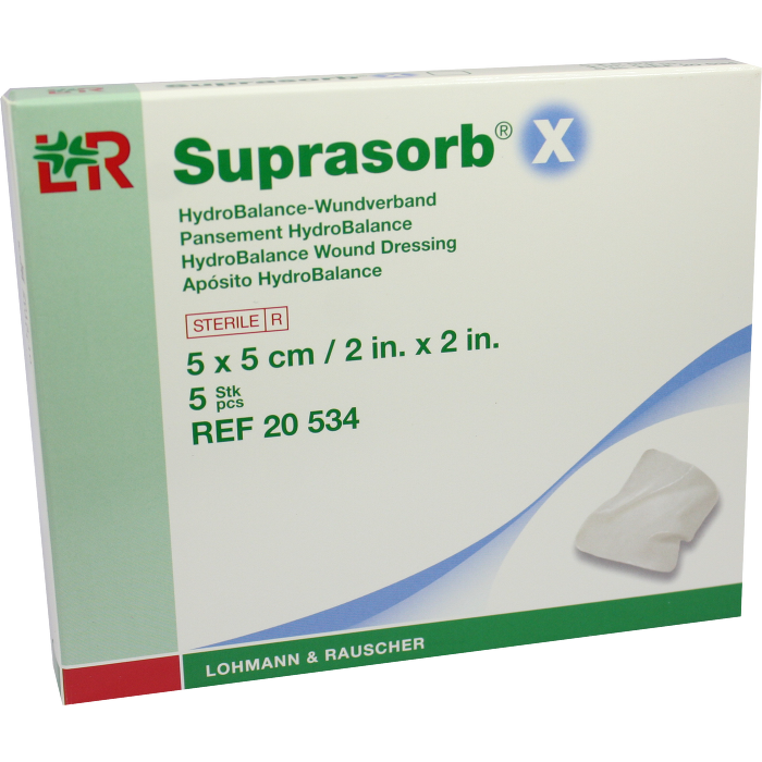 SUPRASORB X HydroBalance Wundverb.5x5 cm