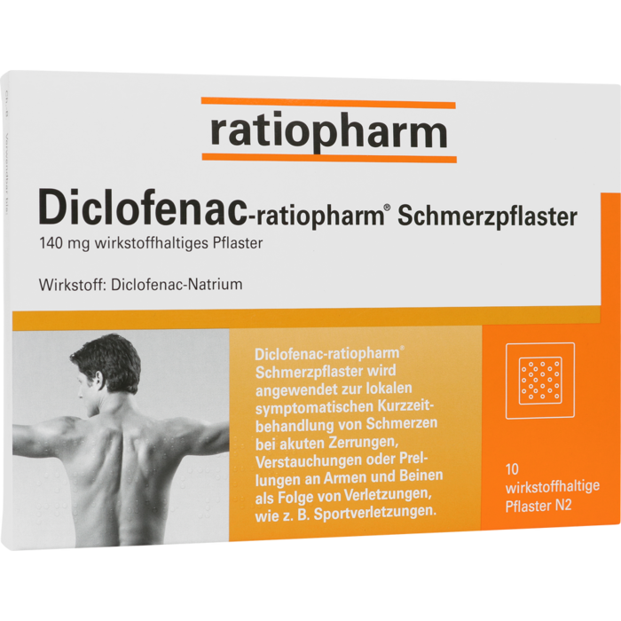 DICLOFENAC-ratiopharm Schmerzpflaster