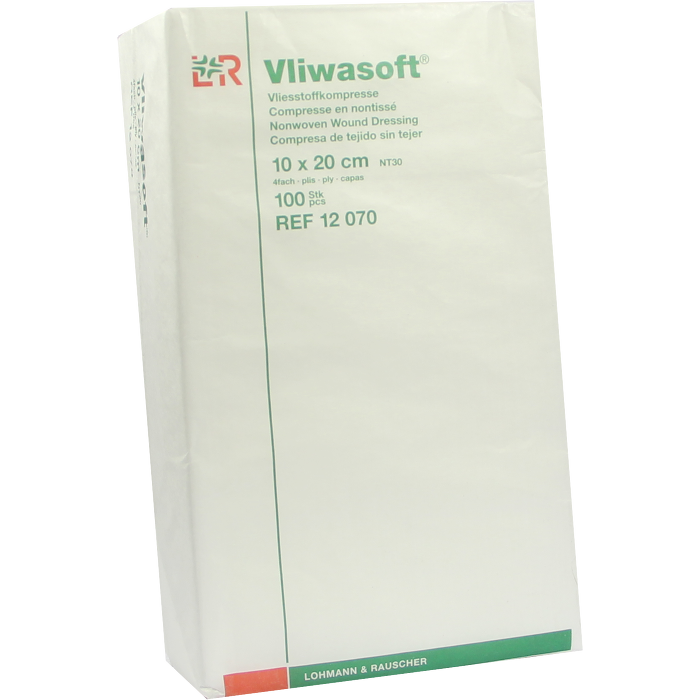 VLIWASOFT Vlieskompressen unsteril 10x20 cm 4l.