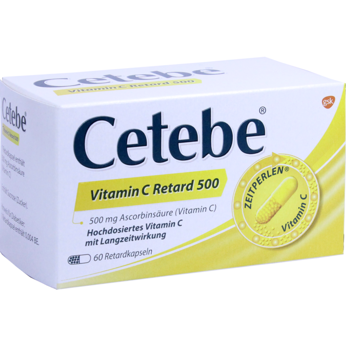 CETEBE Vitamin C Retardkapseln 500 mg