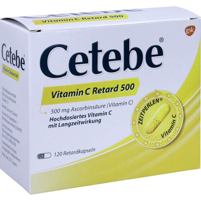 CETEBE Vitamin C Retardkapseln 500 mg