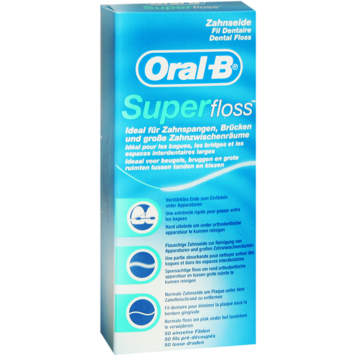 ORAL B Zahnseide Superfloss