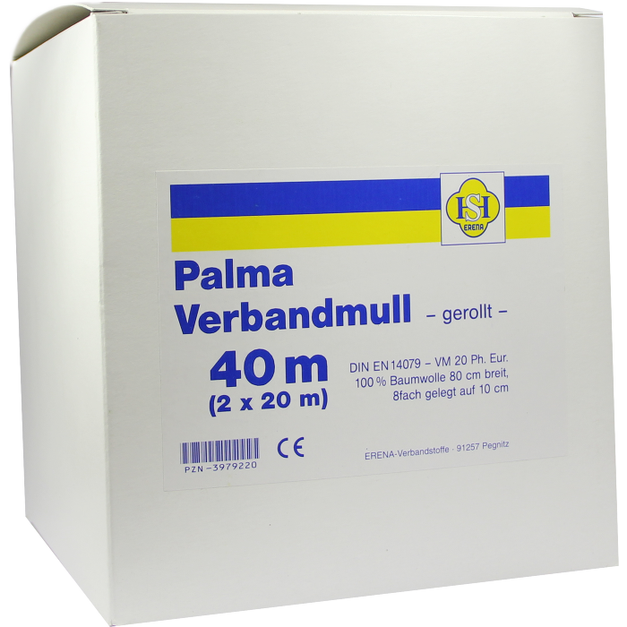 PALMA Verbandmull 80 cm 40 m Rolle o.Spender