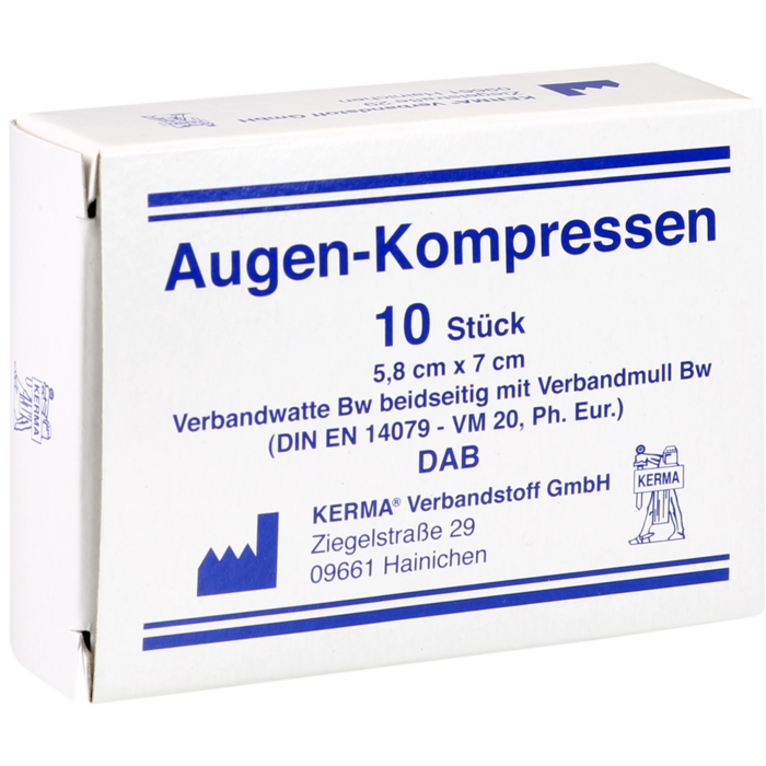 AUGENKOMPRESSEN 5,8x7 cm unsteril