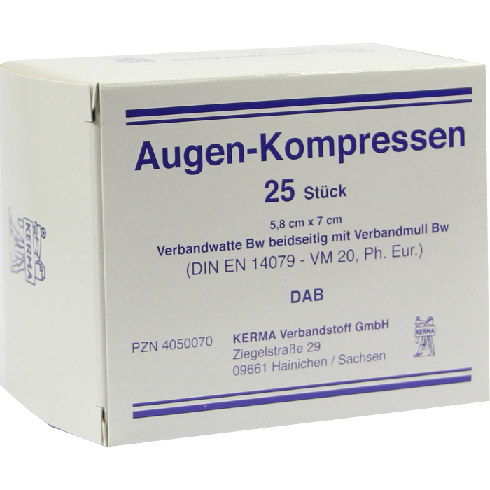 AUGENKOMPRESSEN 5,8x7 cm unsteril
