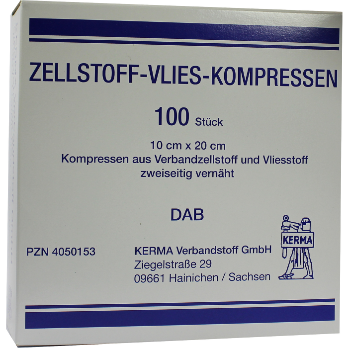 ZELLSTOFF VLIES Kompressen unsteril 10x20 cm