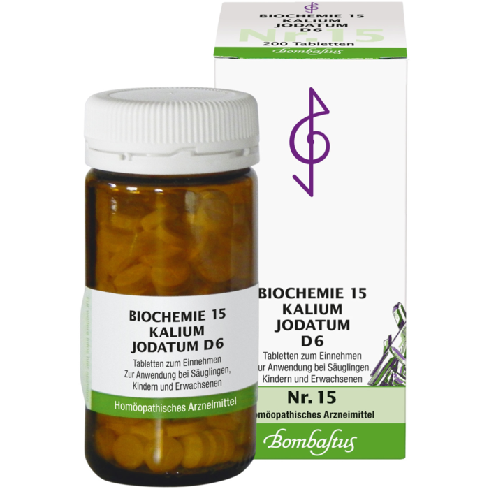 BIOCHEMIE 15 Kalium jodatum D 6 Tabletten