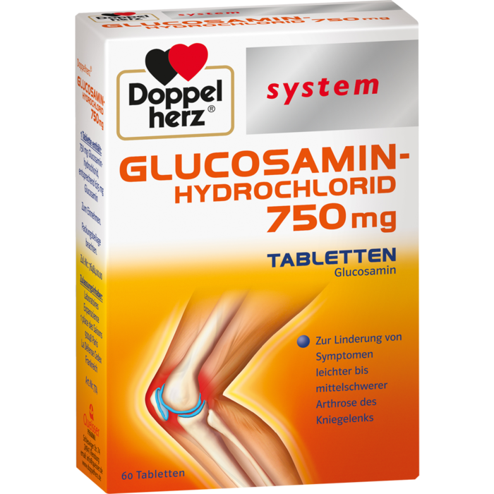 DOPPELHERZ Glucosamin-Hydrochlorid 750mg syst.Tab.