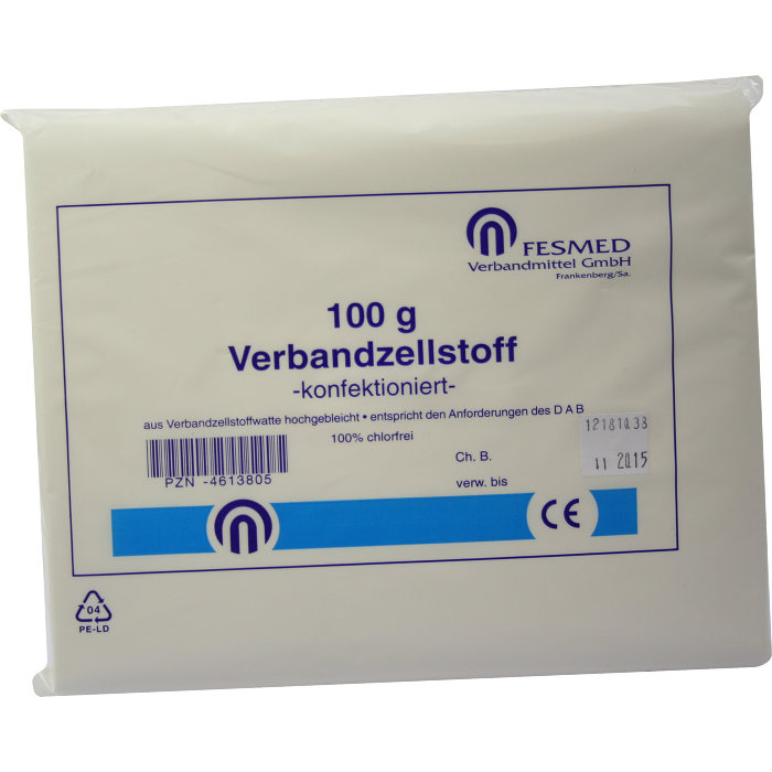 VERBANDZELLSTOFF hochgebleicht chlorfr.konfektion.