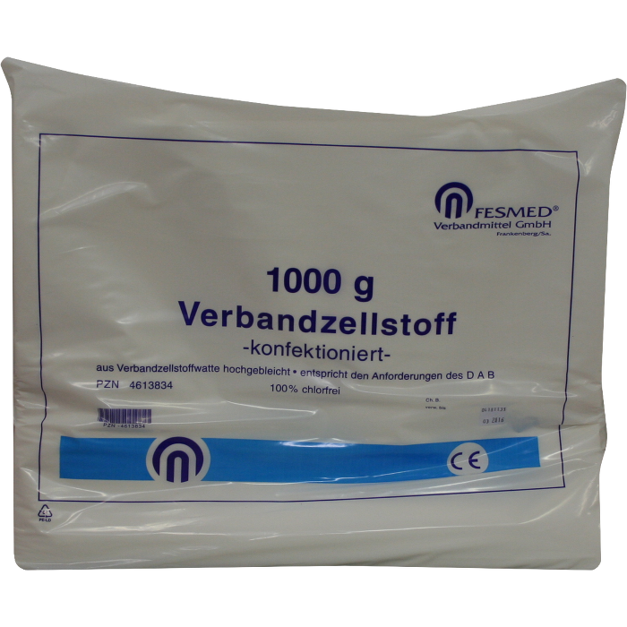 VERBANDZELLSTOFF hochgebleicht chlorfr.konfektion.