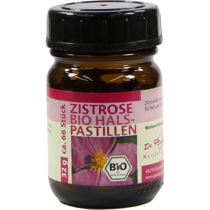 ZISTROSE BIO Halspastillen