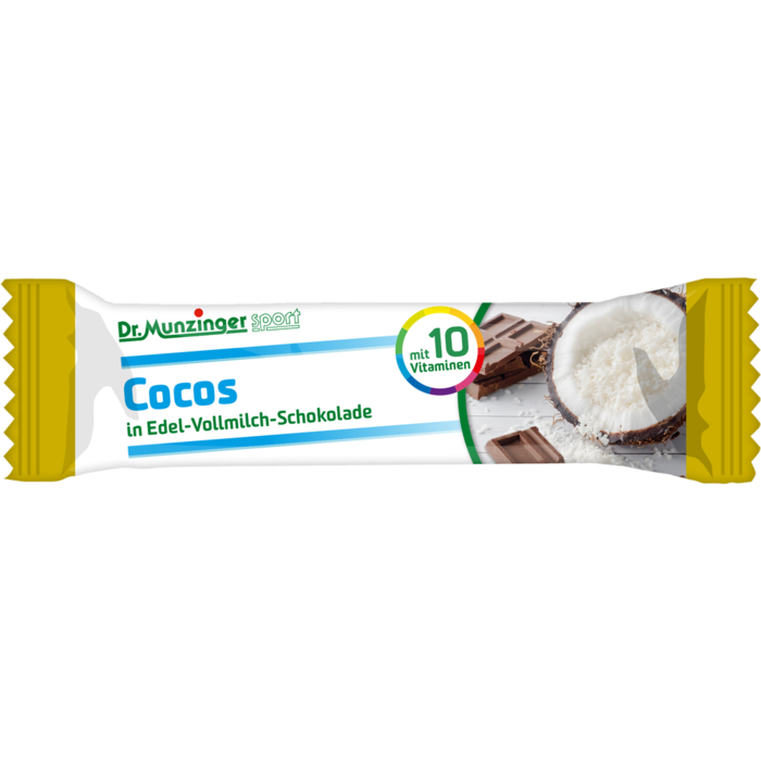 DR.MUNZINGER Fruchtschnitte Cocos schokoliert