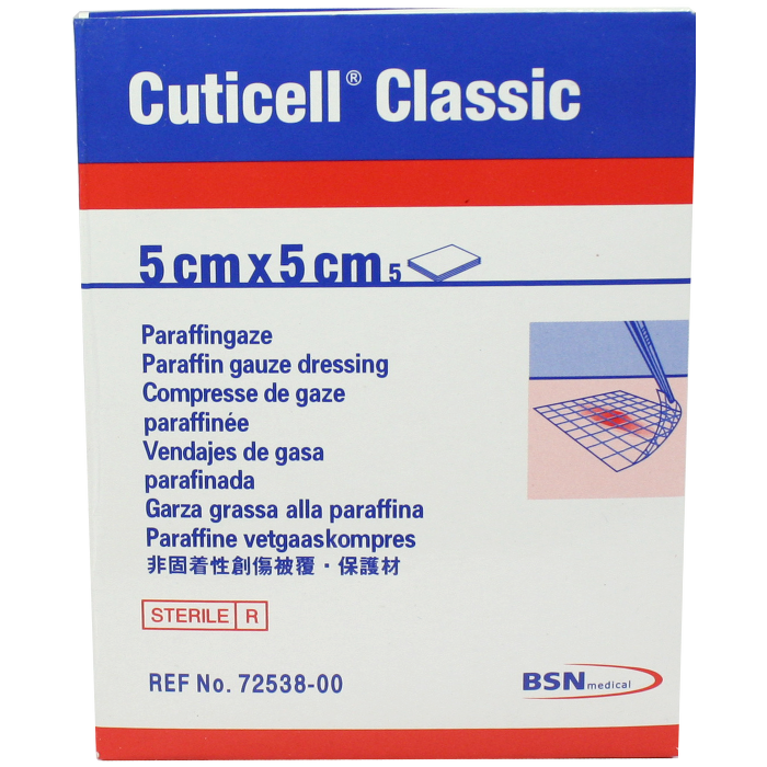 CUTICELL Classic Wundgaze 5x5 cm