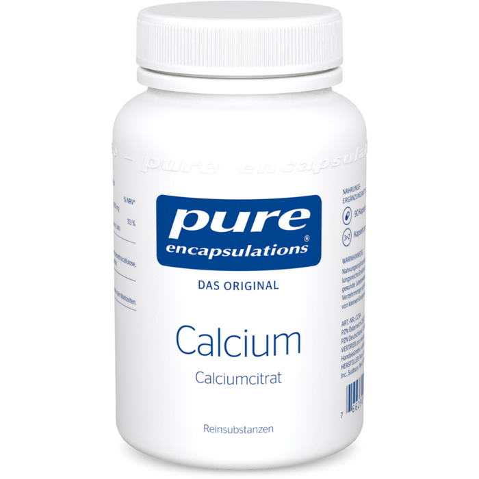 PURE ENCAPSULATIONS Calcium Calciumcitrat Kapseln