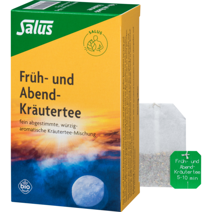 FRÜH- UND ABEND-Kräutertee Bio Salus Filterbeutel