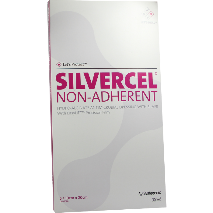 SILVERCEL non Adherent Hydroalginat Verb.10x20 cm