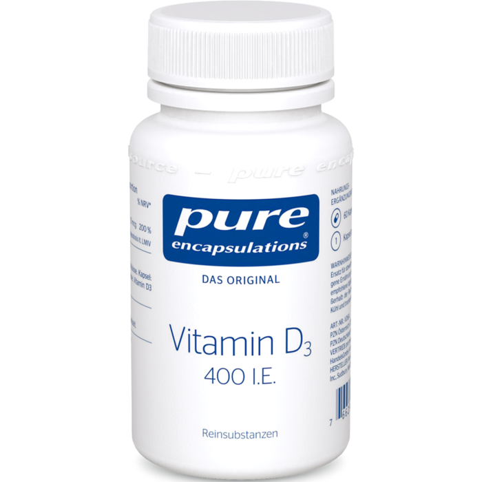 PURE ENCAPSULATIONS Vitamin D3 400 I.E. Kapseln