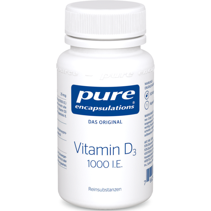 PURE ENCAPSULATIONS Vitamin D3 1000 I.E. Kapseln