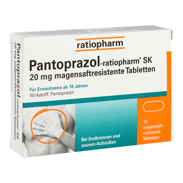 PANTOPRAZOL-ratiopharm SK 20 mg magensaftres.Tabl.