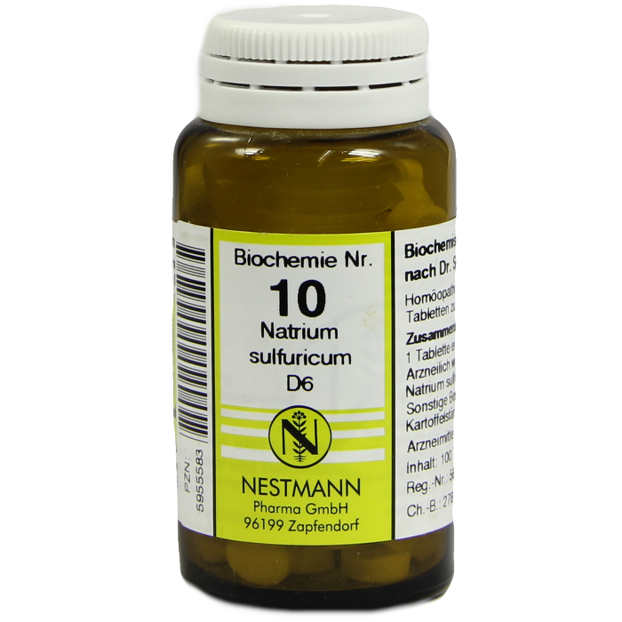 BIOCHEMIE 10 Natrium sulfuricum D 6 Tabletten