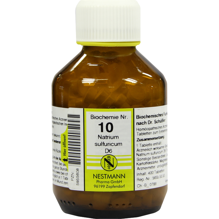 BIOCHEMIE 10 Natrium sulfuricum D 6 Tabletten