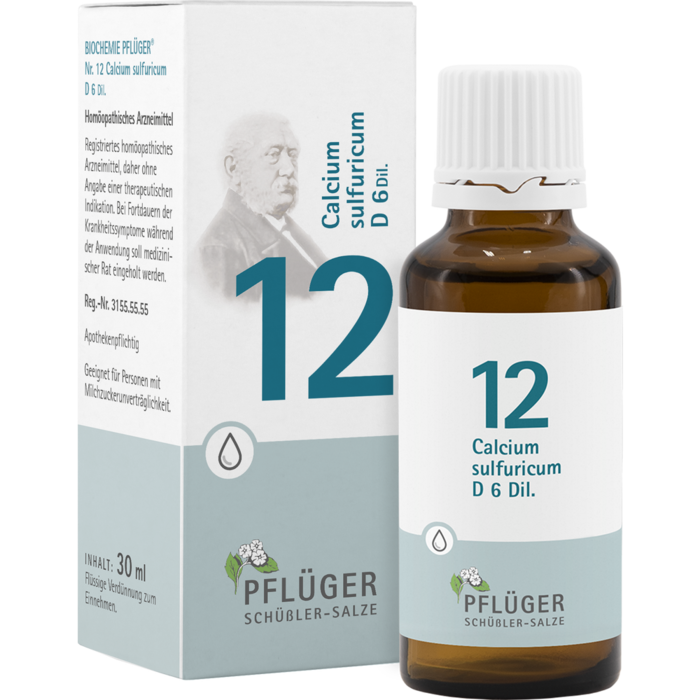 BIOCHEMIE Pflüger 12 Calcium sulfuricum D 6 Tropf.