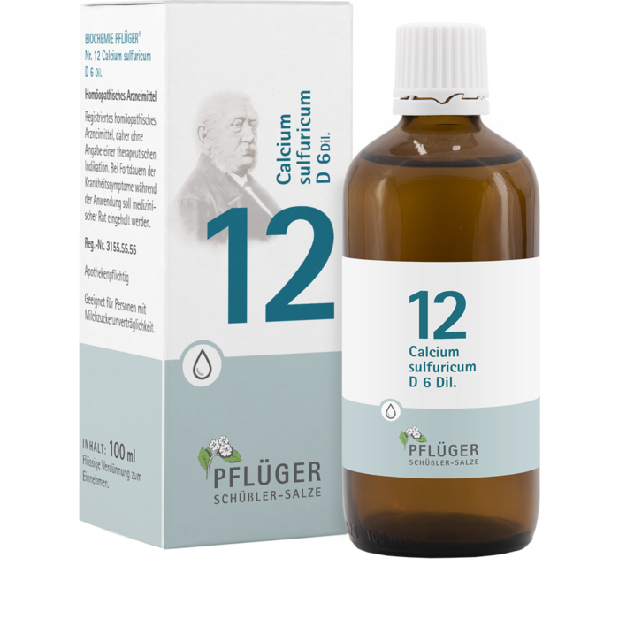 BIOCHEMIE Pflüger 12 Calcium sulfuricum D 6 Tropf.