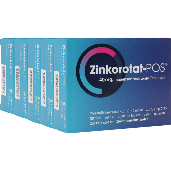 ZINKOROTAT POS magensaftresistente Tabletten