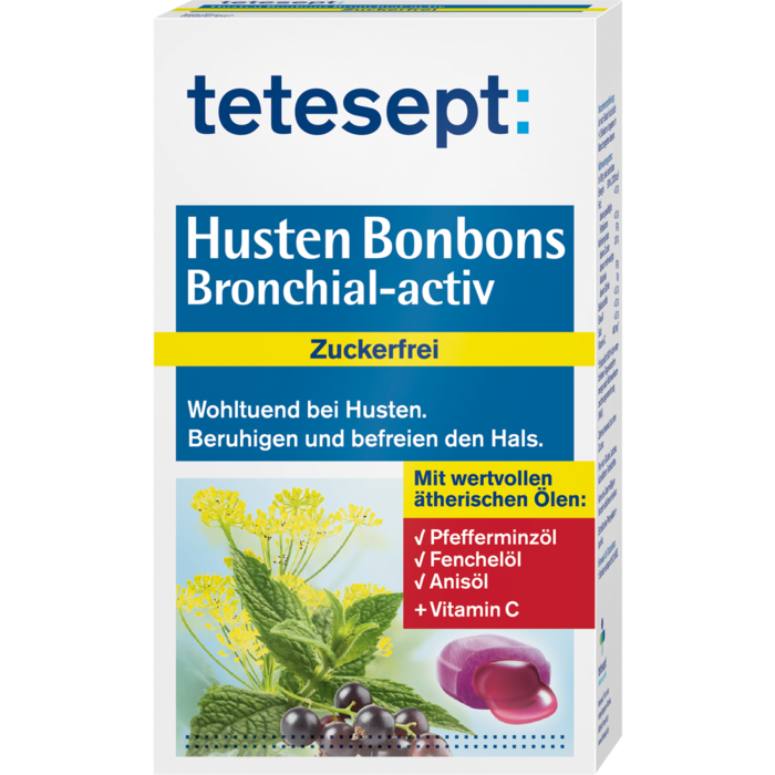TETESEPT Husten Bonbons Bronchial-activ zuckerfrei