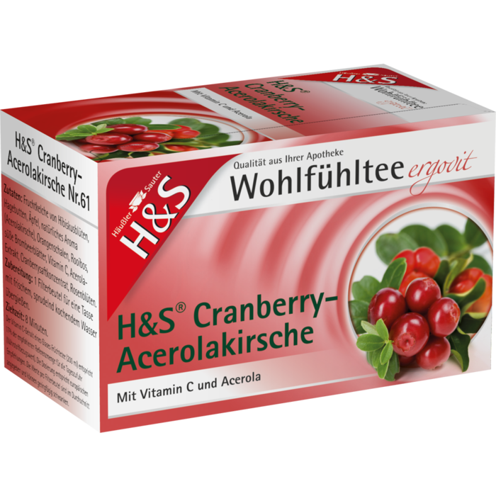 H&S Cranberry Acerolakirsche Filterbeutel