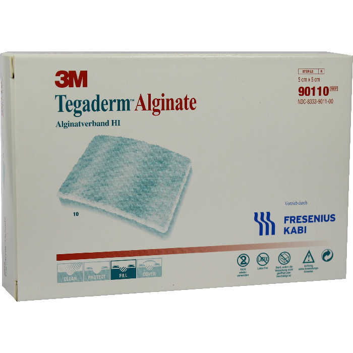 TEGADERM Alginate FK Kompressen 5x5 cm 90110