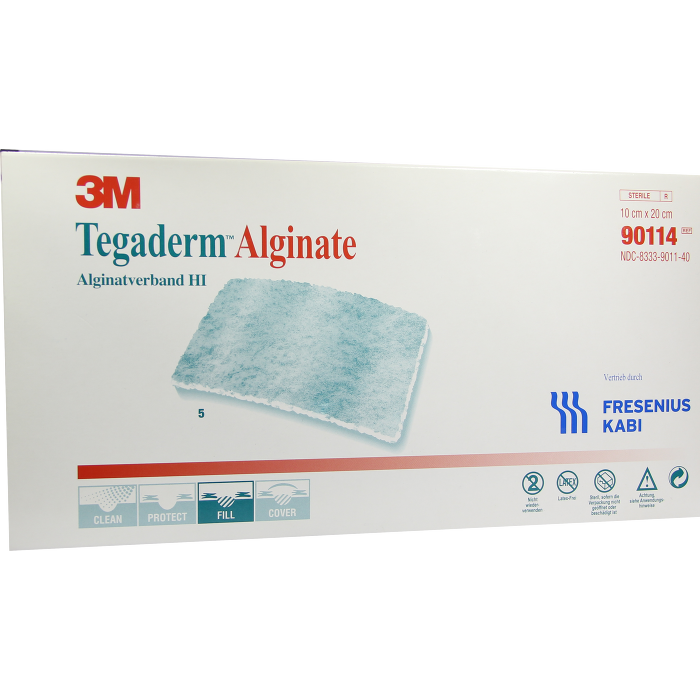 TEGADERM Alginate FK Kompressen 10x20 cm 90114