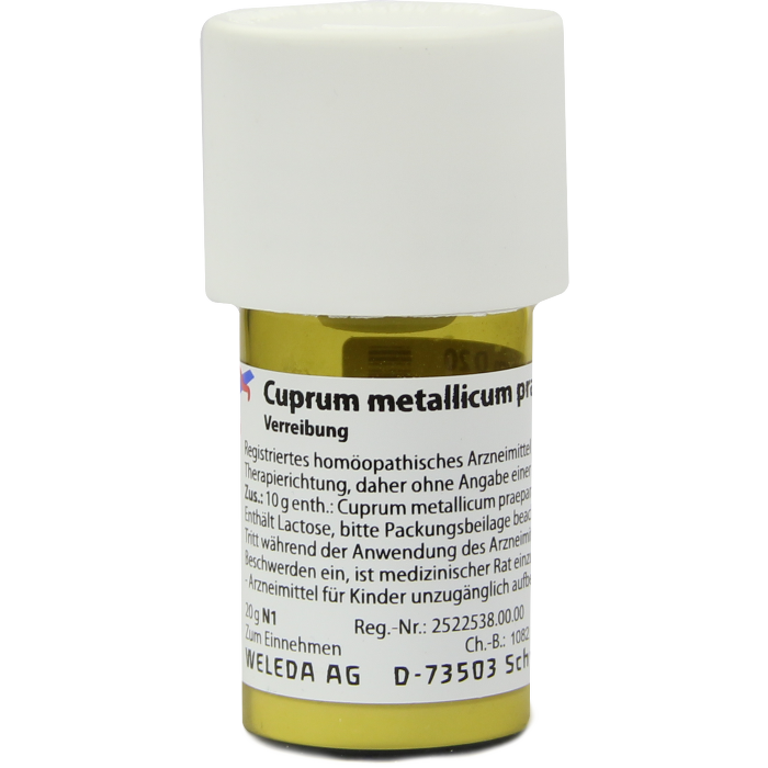 CUPRUM METALLICUM praep.D 20 Trituration