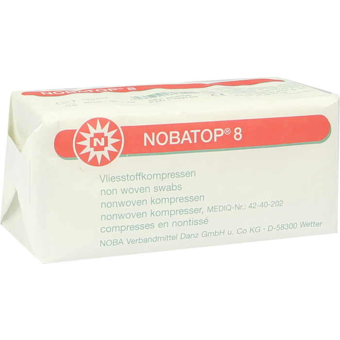 NOBATOP 8 Kompressen 5x5 cm unsteril