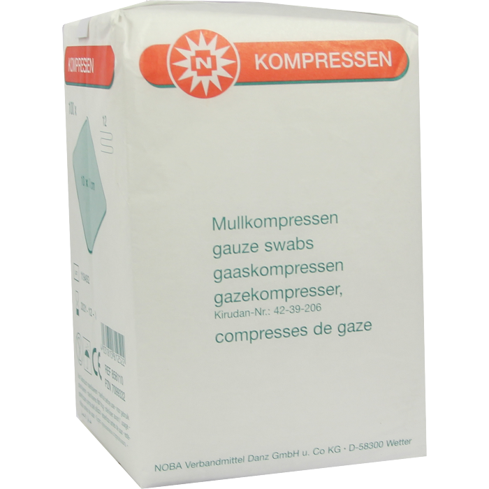 MULLKOMPRESSEN 10x10 cm unsteril 12fach