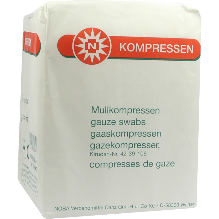 MULLKOMPRESSEN 10x10 cm unsteril 8fach