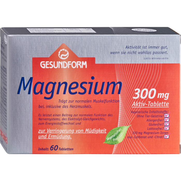 GESUNDFORM Magnesium 300 Tabletten