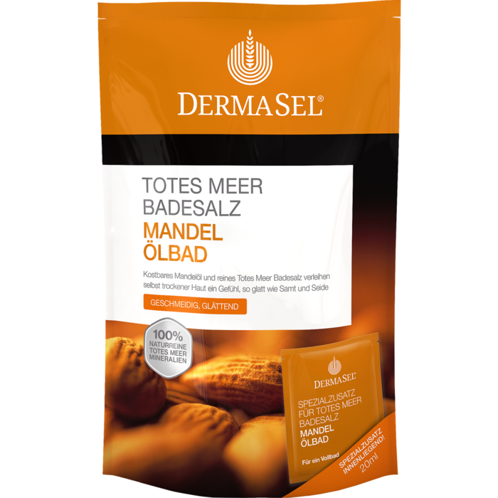 DERMASEL Totes Meer Badesalz+Mandel SPA