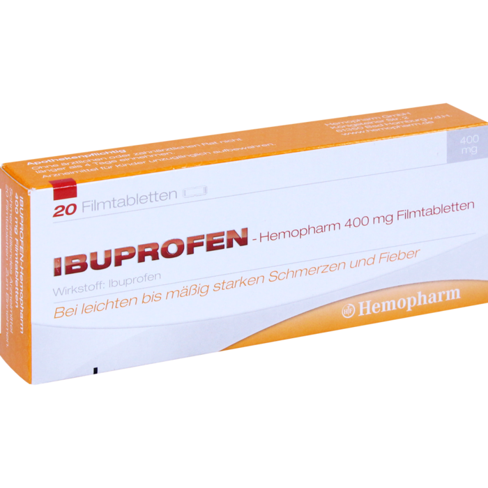 IBUPROFEN Hemopharm 400 mg Filmtabletten
