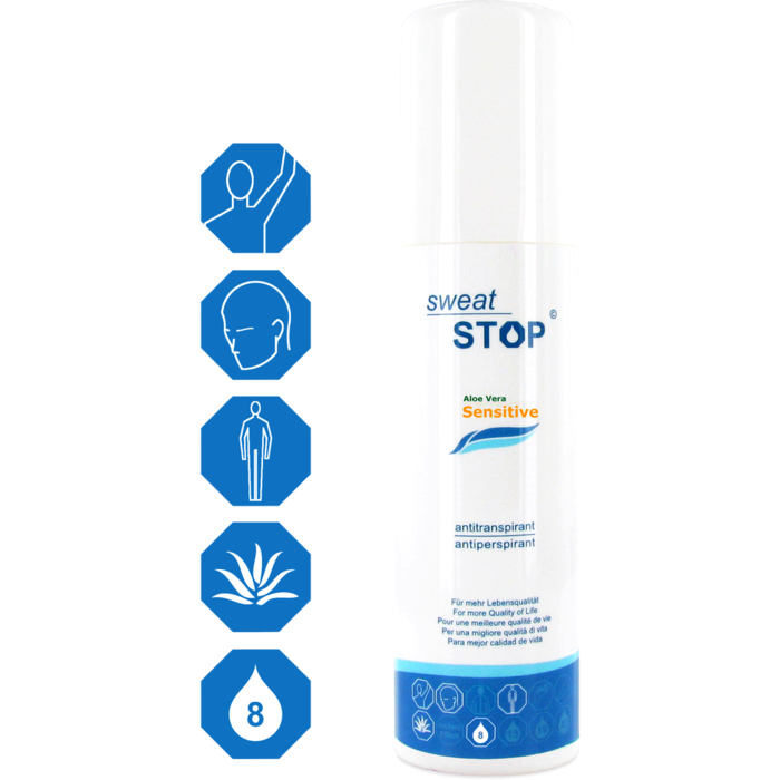 SWEATSTOP Aloe Vera Sensitive Spray