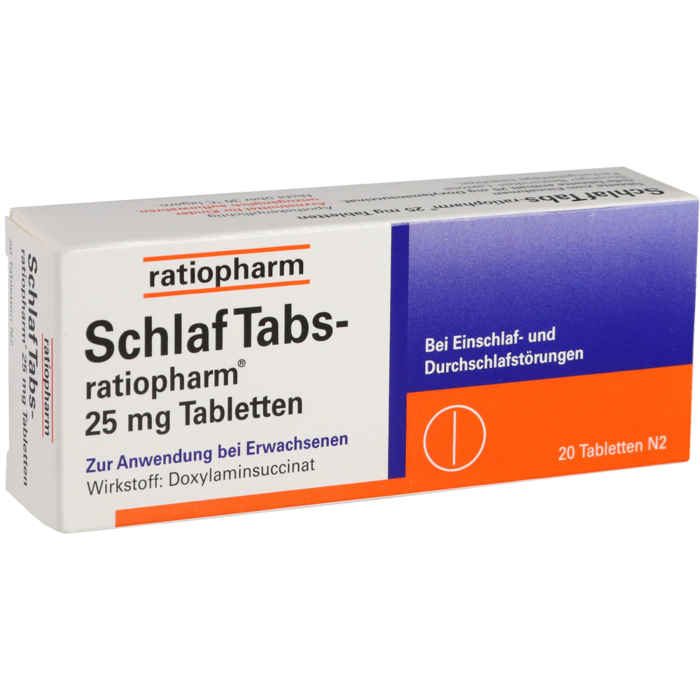 SCHLAF TABS-ratiopharm 25 mg Tabletten