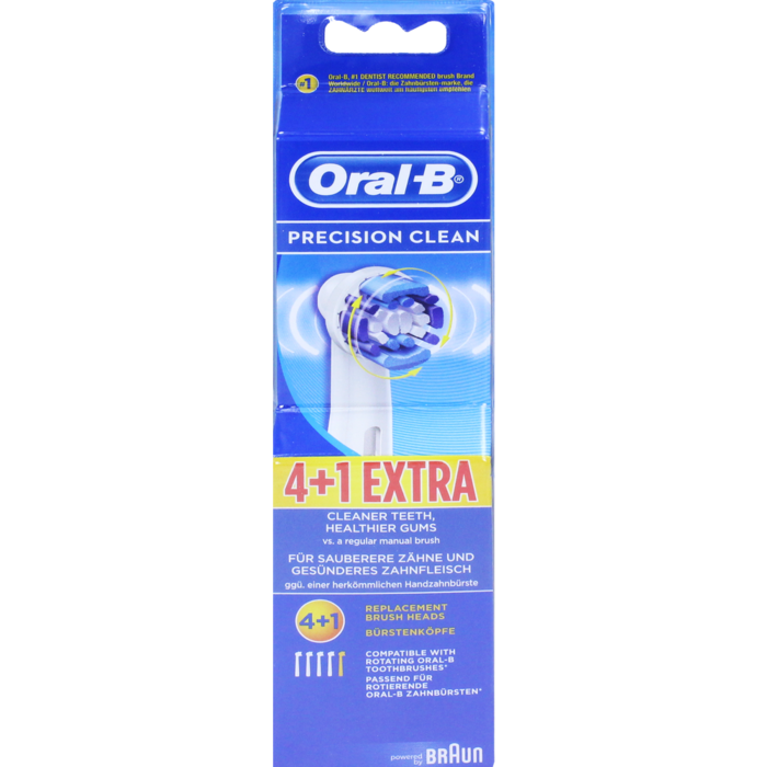 ORAL B Aufsteckbürsten Precision Clean 4+1