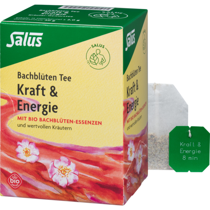 BACHBLÜTEN TEE Kraft & Energie Bio Salus Fbtl.