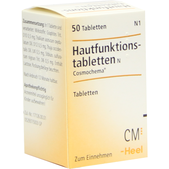 HAUTFUNKTIONSTABLETTEN N Cosmochema