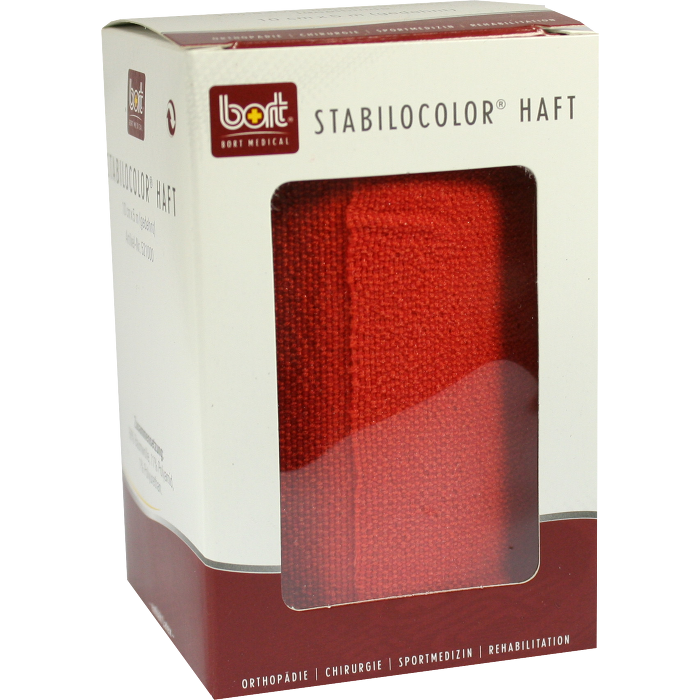 BORT StabiloColor haft Binde 10 cm rot